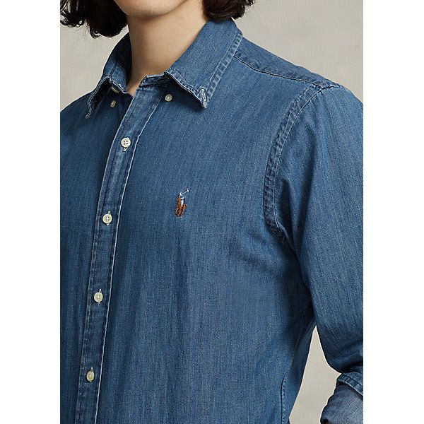 POLO RALPH LAUREN CUSTOM FIT DENIM SHIRT - Yooto