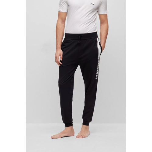 Load image into Gallery viewer, BOSS ORGANIC-COTTON TRACKSUIT BOTTOMS WITH STRIPES AND LOGO - Yooto
