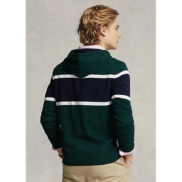 POLO RALPH LAUREN LOGO COTTON HOODED JUMPER - Yooto