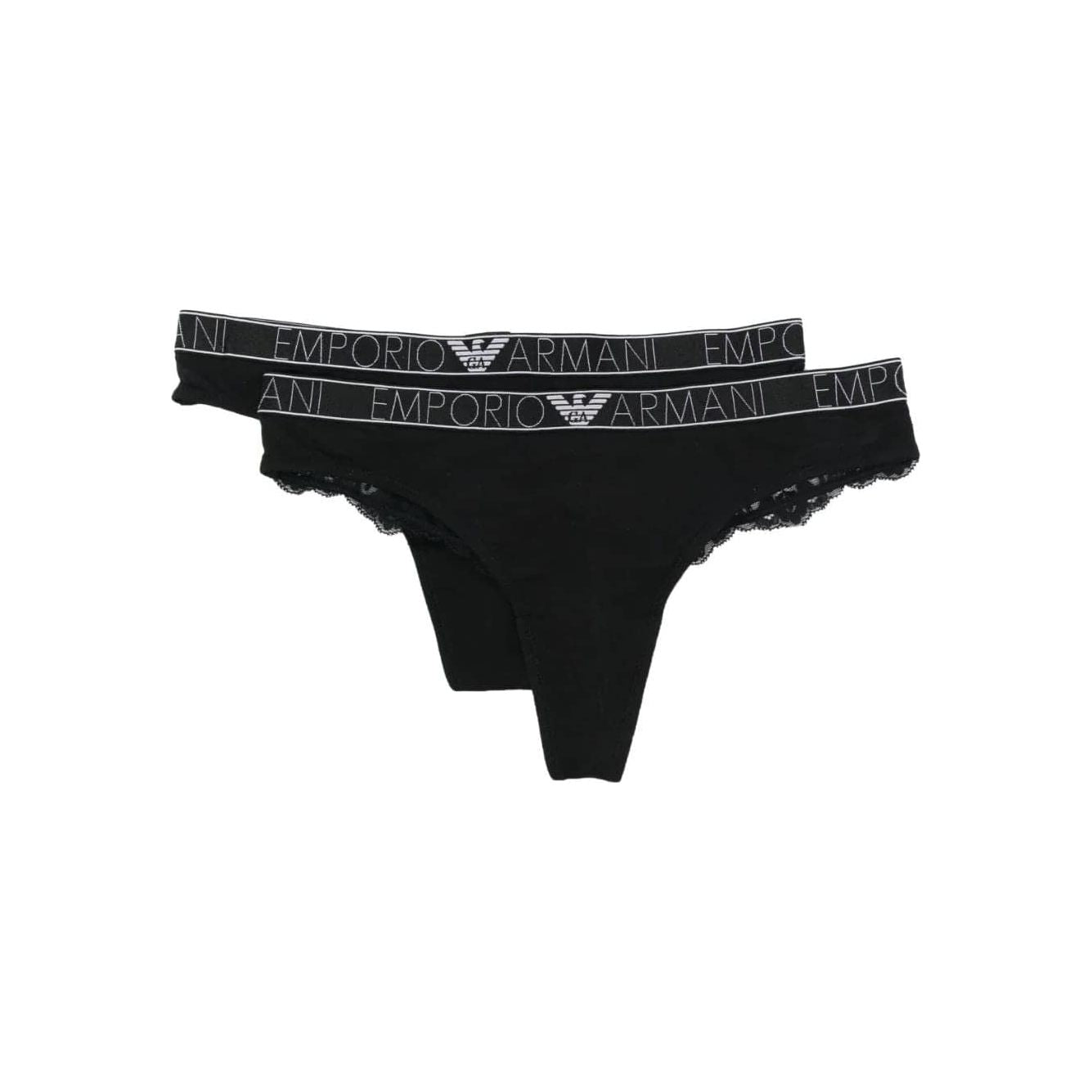 EMPORIO ARMANI LOGO-WAISTBAND THONG SET - Yooto