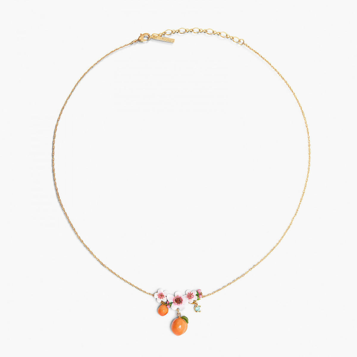 APRICOTS AND FLOWERS STATEMENT NECKLACE - Yooto