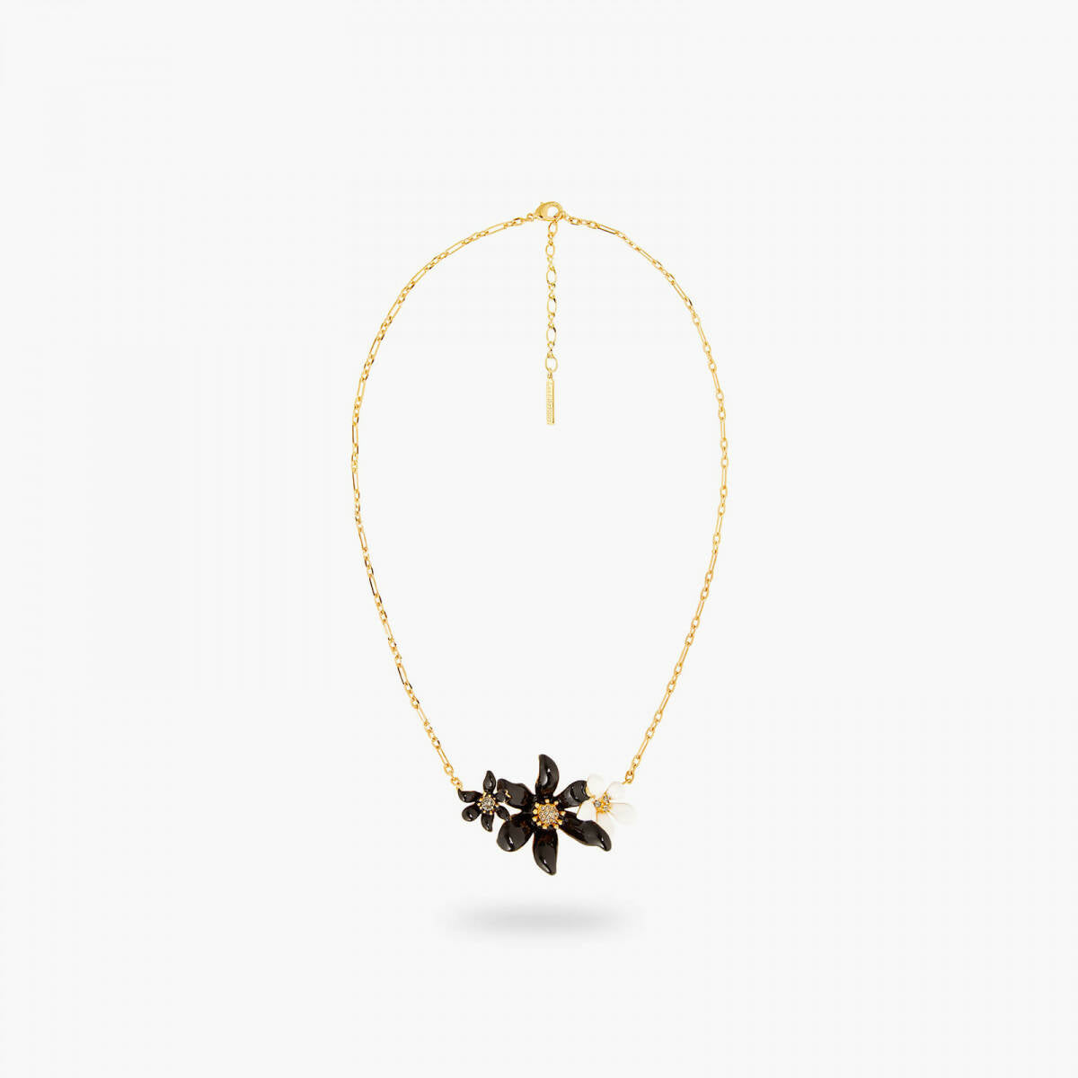 LILY AND RANUNCULUS FLOWER STATEMENT NECKLACE - Yooto