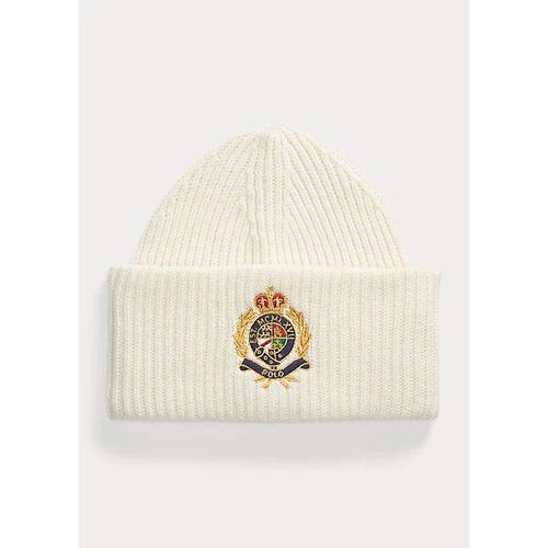 Load image into Gallery viewer, POLO RALPH LAUREN EMBROIDERED-CREST WOOL BEANIE - Yooto
