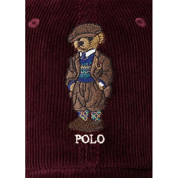 Polo Ralph Lauren Polo Bear Corduroy Ball Cap - Yooto