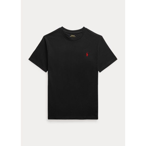 Polo cotton jersey online crewneck tee