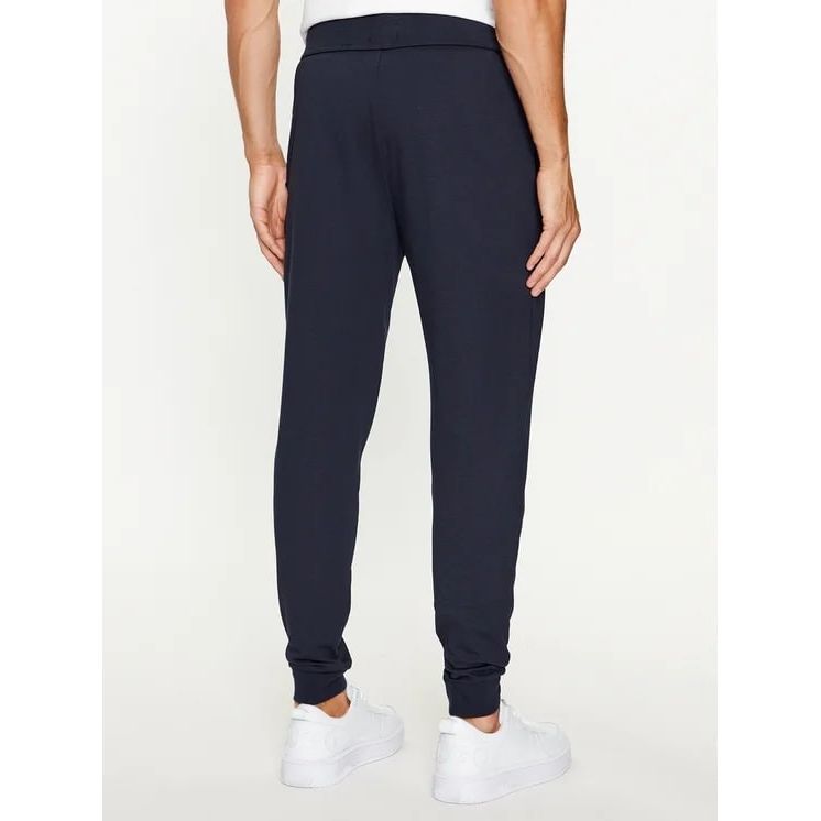 BOSS ORGANIC-COTTON TRACKSUIT BOTTOMS WITH STRIPES AND LOGO - Yooto