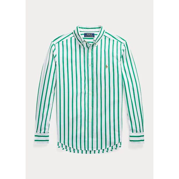 POLO RALPH LAUREN STRIPED COTTON POPLIN SHIRT - Yooto