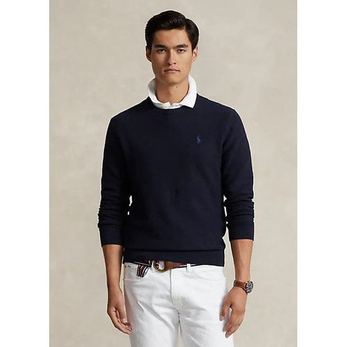 Load image into Gallery viewer, POLO RALPH LAUREN TEXTURED COTTON CREWNECK JUMPER - Yooto
