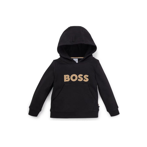 Load image into Gallery viewer, BOSS KIDS&#39; COTTON-BLEND HOODIE WITH LOGO PRINT - Yooto
