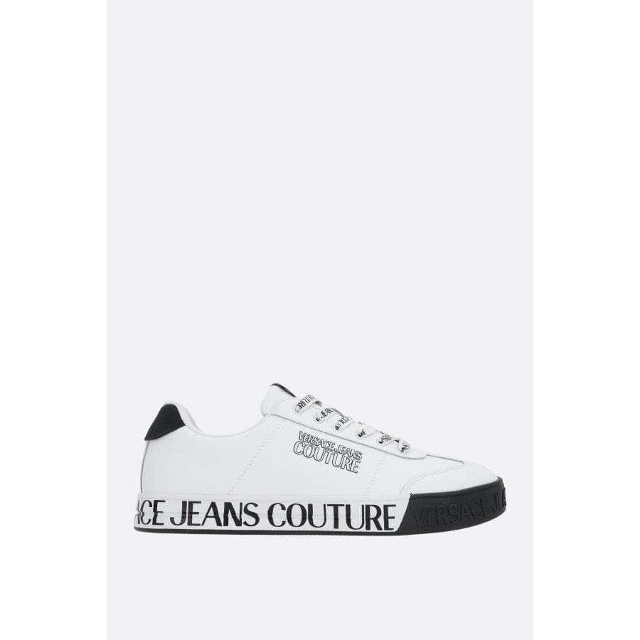 VERSACE JEANS COUTURE COURT 88 SMOOTH LEATHER SNEAKERS - Yooto