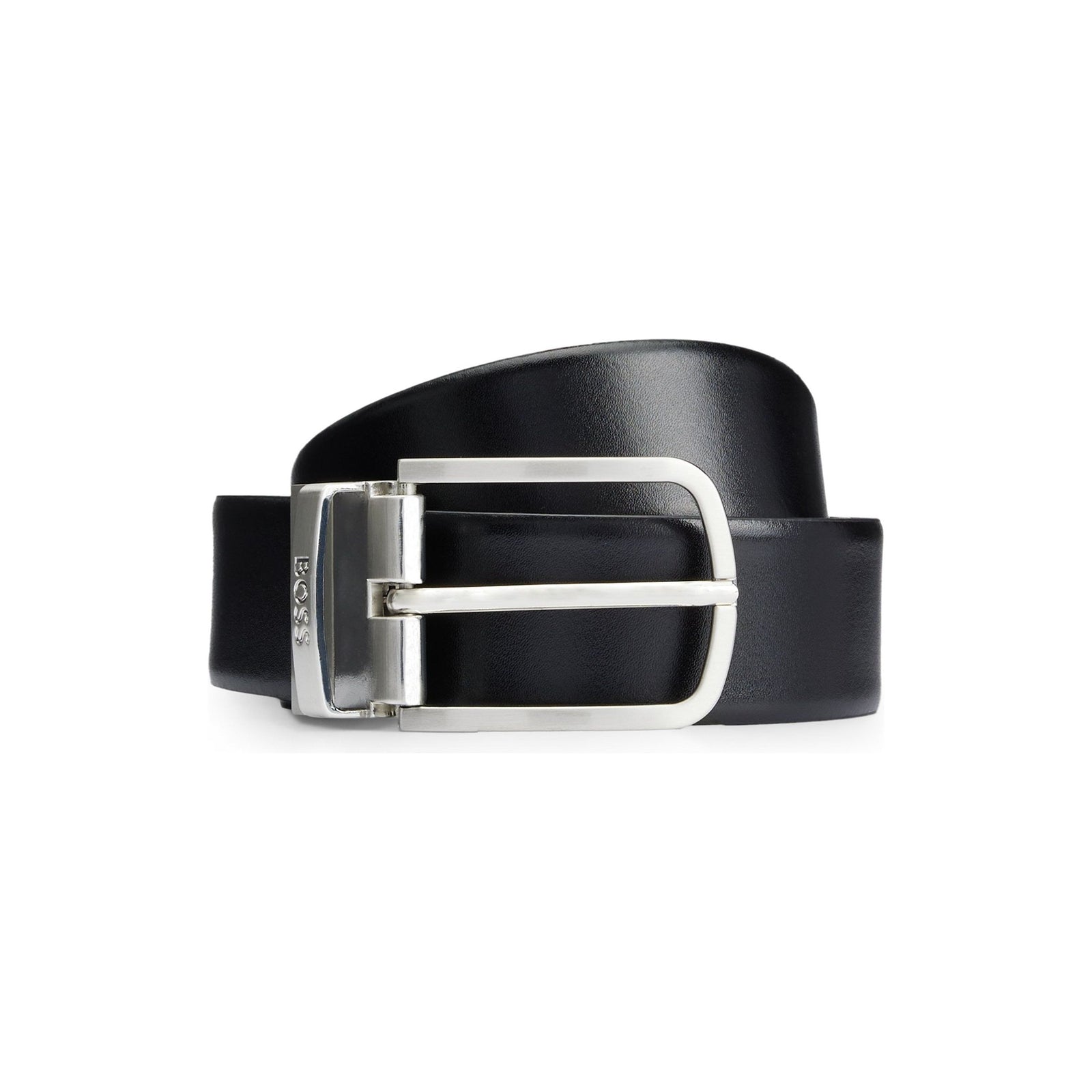 BOSS REVERSIBLE ITALIAN LEATHER BELT WITH PIN BUCKLE - Yooto