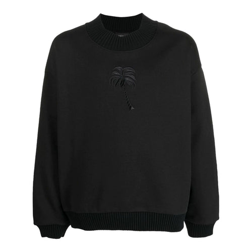Load image into Gallery viewer, EMPORIO ARMANI SWEATSHIRT WITH PALM TREE PRINT AND L&#39;AMOUR EMBROIDERY - Yooto

