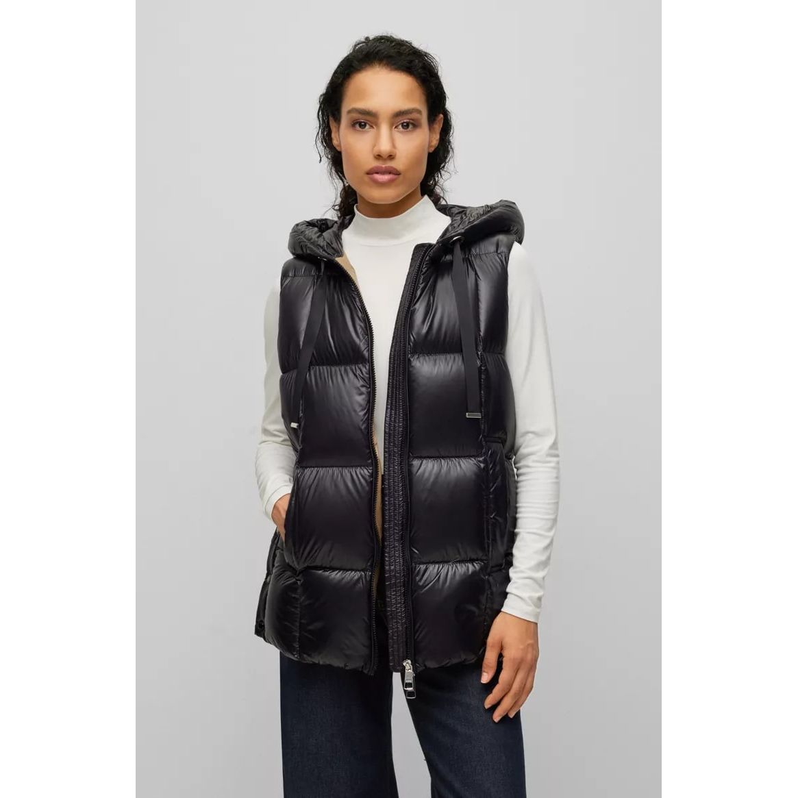 BOSS WATER-REPELLENT GILET IN A RELAXED FIT - Yooto