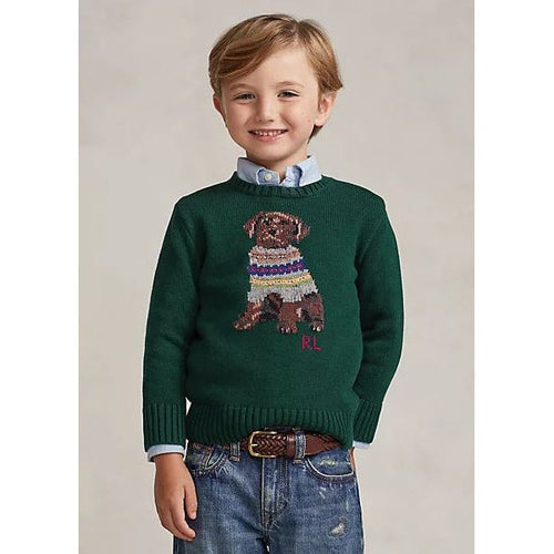 Load image into Gallery viewer, POLO RALPH LAUREN CREW-NECK SWEATER WITH DOG - Yooto
