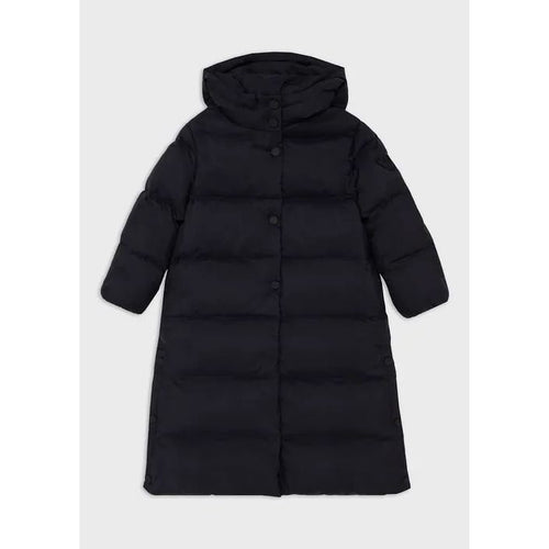 Load image into Gallery viewer, EMPORIO ARMANI KIDS LONG, QUILTED-NYLON PUFFER JACKET WITH RECYCLED DOWN - Yooto
