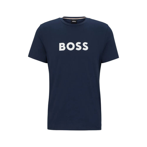 Load image into Gallery viewer, BOSS ORGANIC-COTTON T-SHIRT WITH CONTRAST LOGO - Yooto
