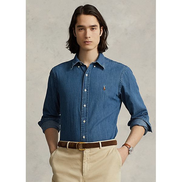 POLO RALPH LAUREN CUSTOM FIT DENIM SHIRT - Yooto