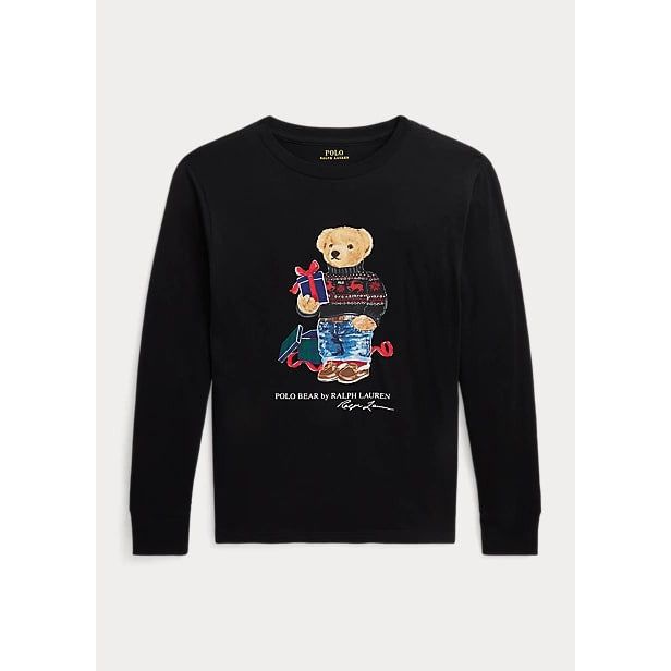 POLO RALPH LAUREN POLO BEAR LONG SLEEVE T-SHIRT - Yooto