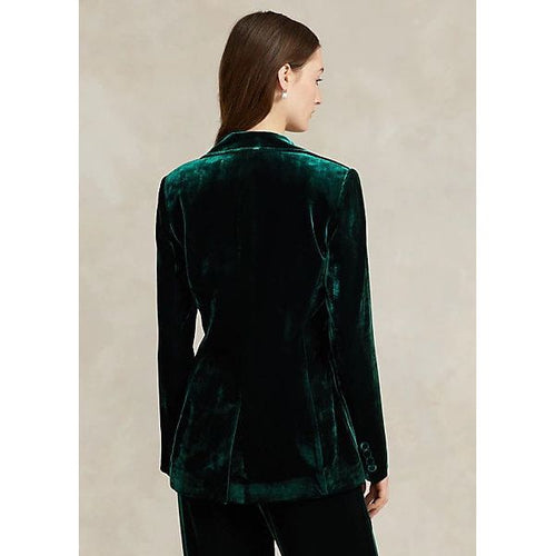 Load image into Gallery viewer, POLO RALPH LAUREN SILK-BLEND VELVET BLAZER - Yooto
