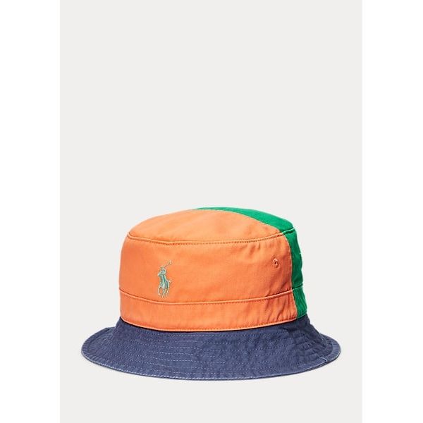 Polo Ralph Lauren Color-Blocked Twill Bucket Hat - Yooto