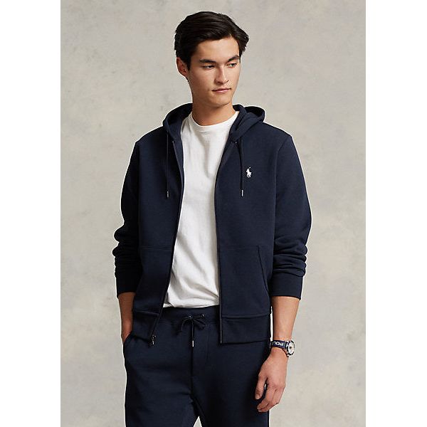 POLO RALPH LAUREN DOUBLE-KNIT FULL-ZIP HOODIE - Yooto