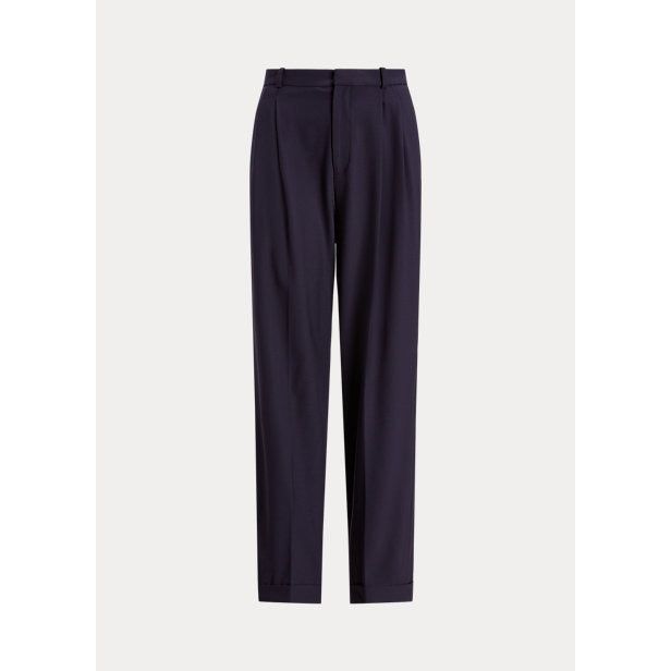 POLO RALPH LAUREN WOOL-BLEND WIDE-LEG TROUSER - Yooto