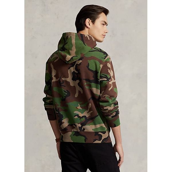 POLO RALPH LAUREN CAMO FLEECE HOODIE - Yooto