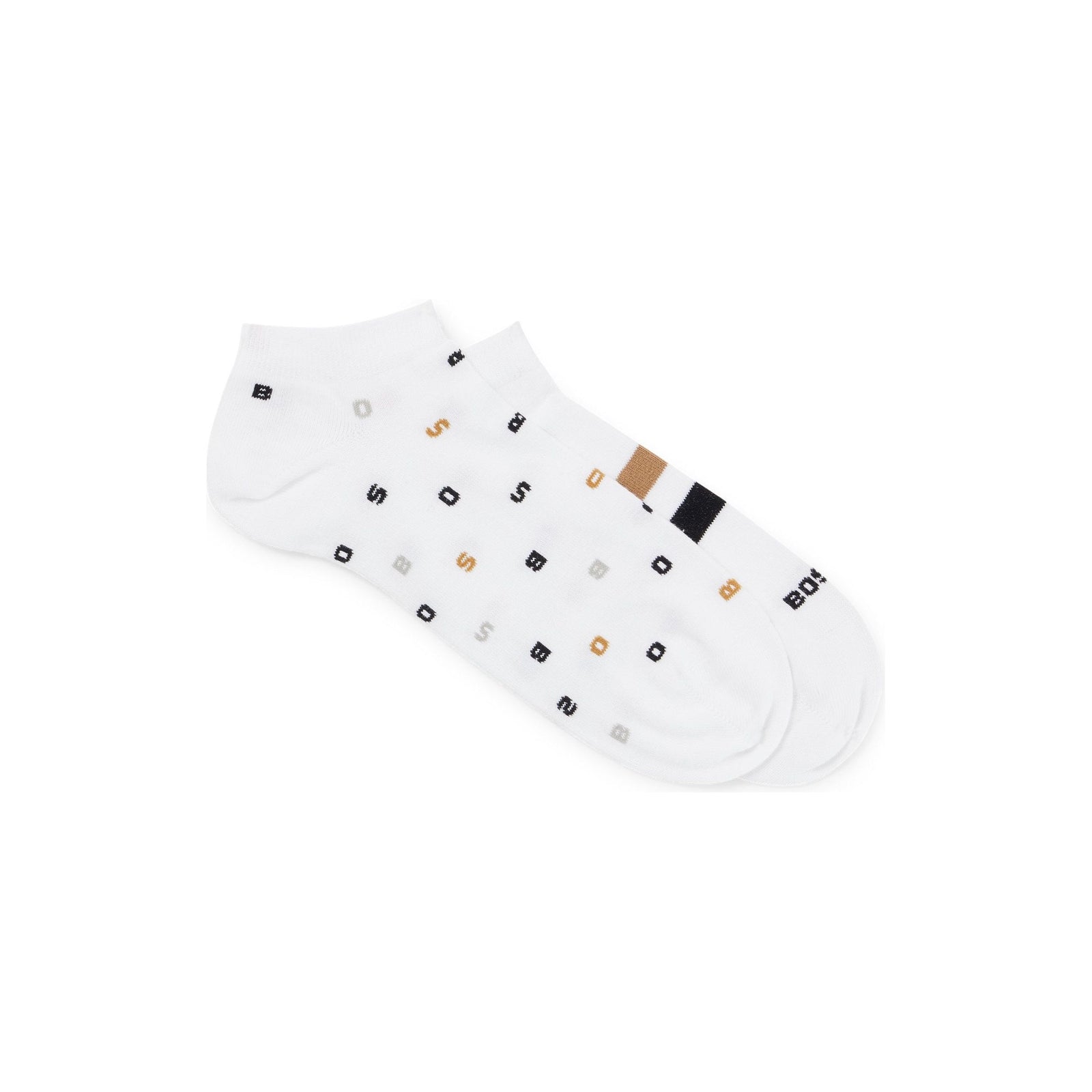 BOSS SHORT SOCKS WITH EXCLUSIVE DETAILS IN A PACK OF TWO - Yooto