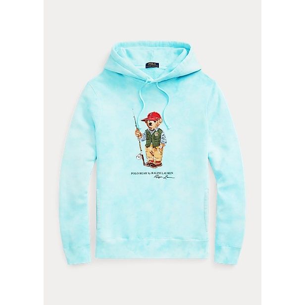 POLO RALPH LAUREN POLO BEAR TIE-DYE FLEECE HOODIE - Yooto