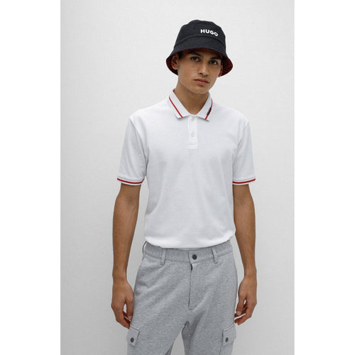 Load image into Gallery viewer, COTTON-PIQUÉ POLO SHIRT WITH LOGO COLLAR - Yooto
