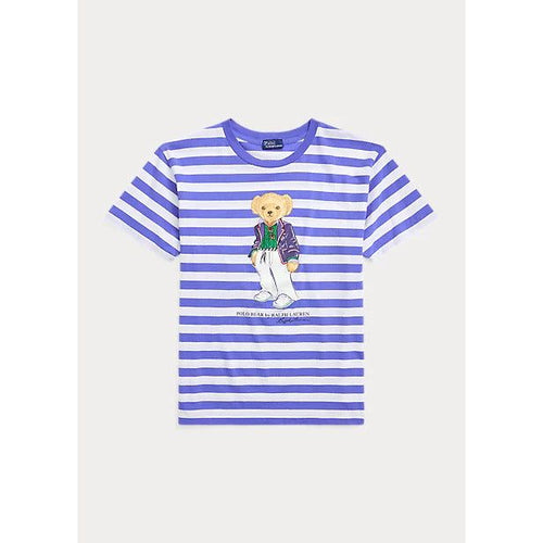 Load image into Gallery viewer, POLO RALPH LAUREN POLO BEAR STRIPED COTTON TEE - Yooto
