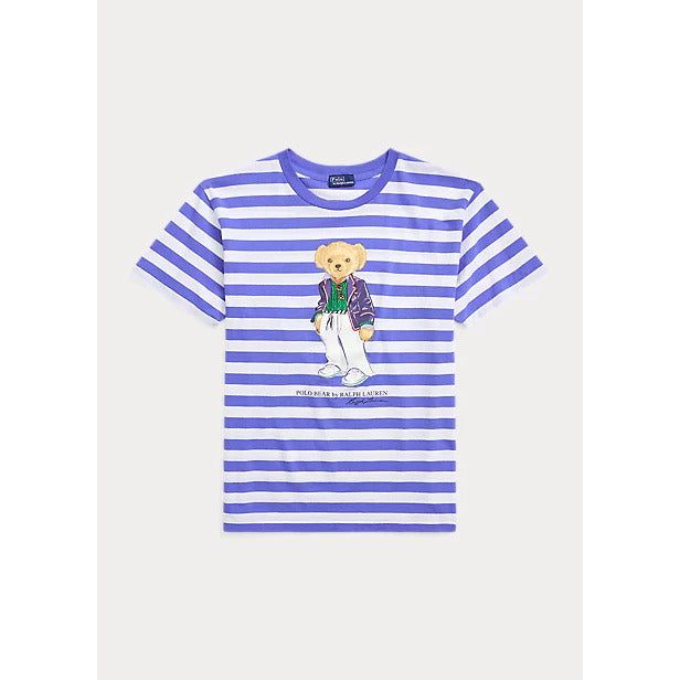 POLO RALPH LAUREN POLO BEAR STRIPED COTTON TEE - Yooto