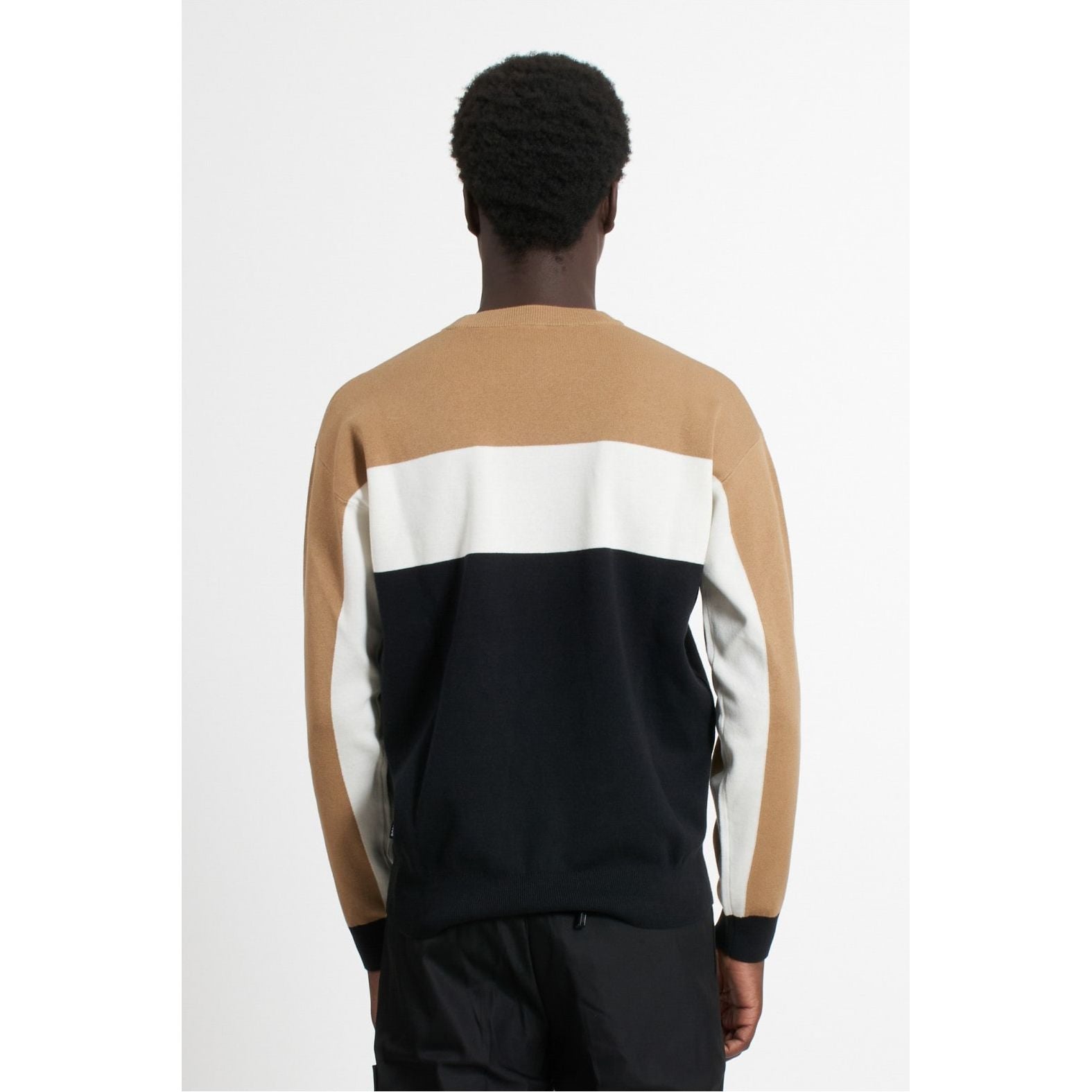 BOSS RELAXED-FIT COLOUR-BLOCK SWEATER - Yooto