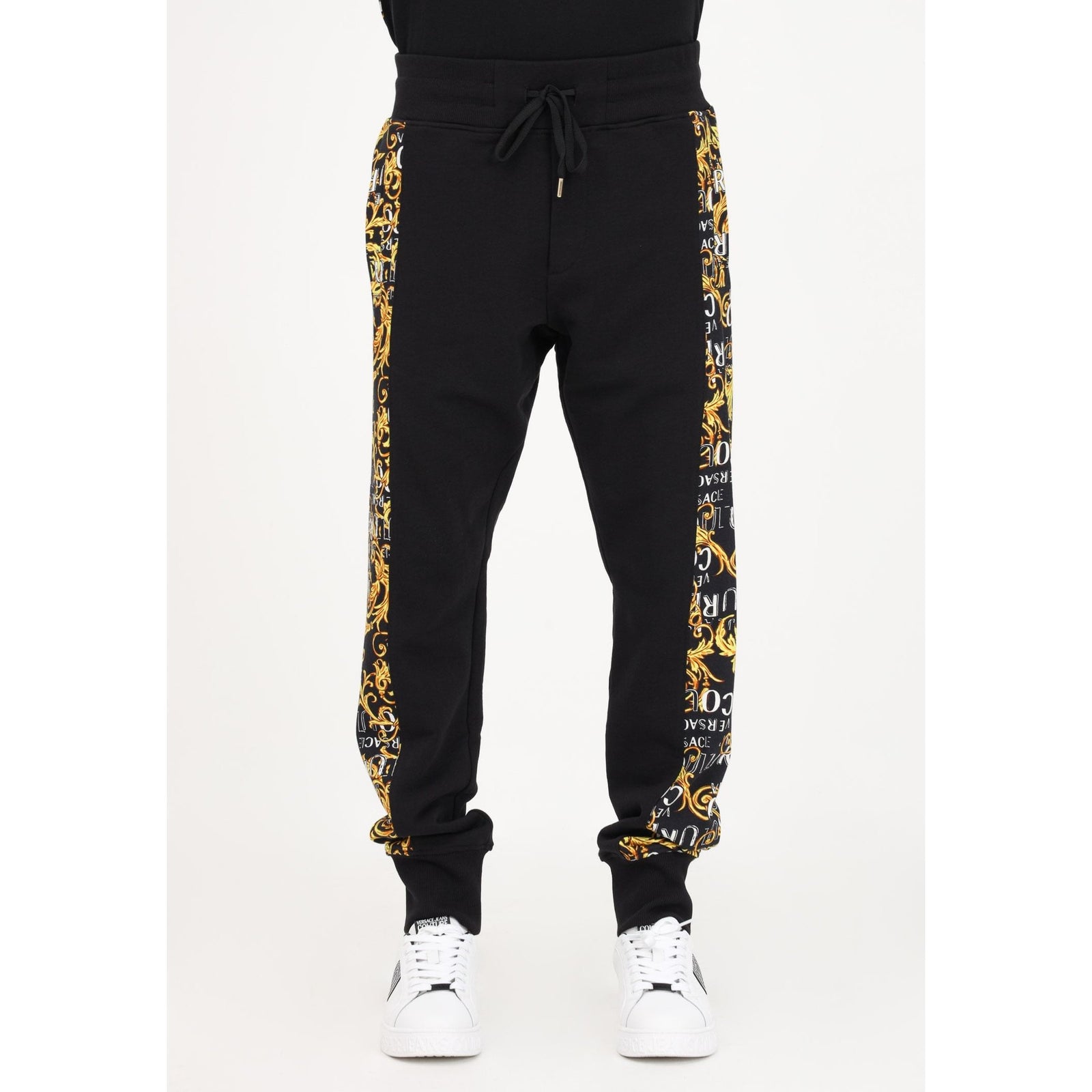 VERSACE JEANS COUTURE CASUAL BLACK TROUSERS - Yooto