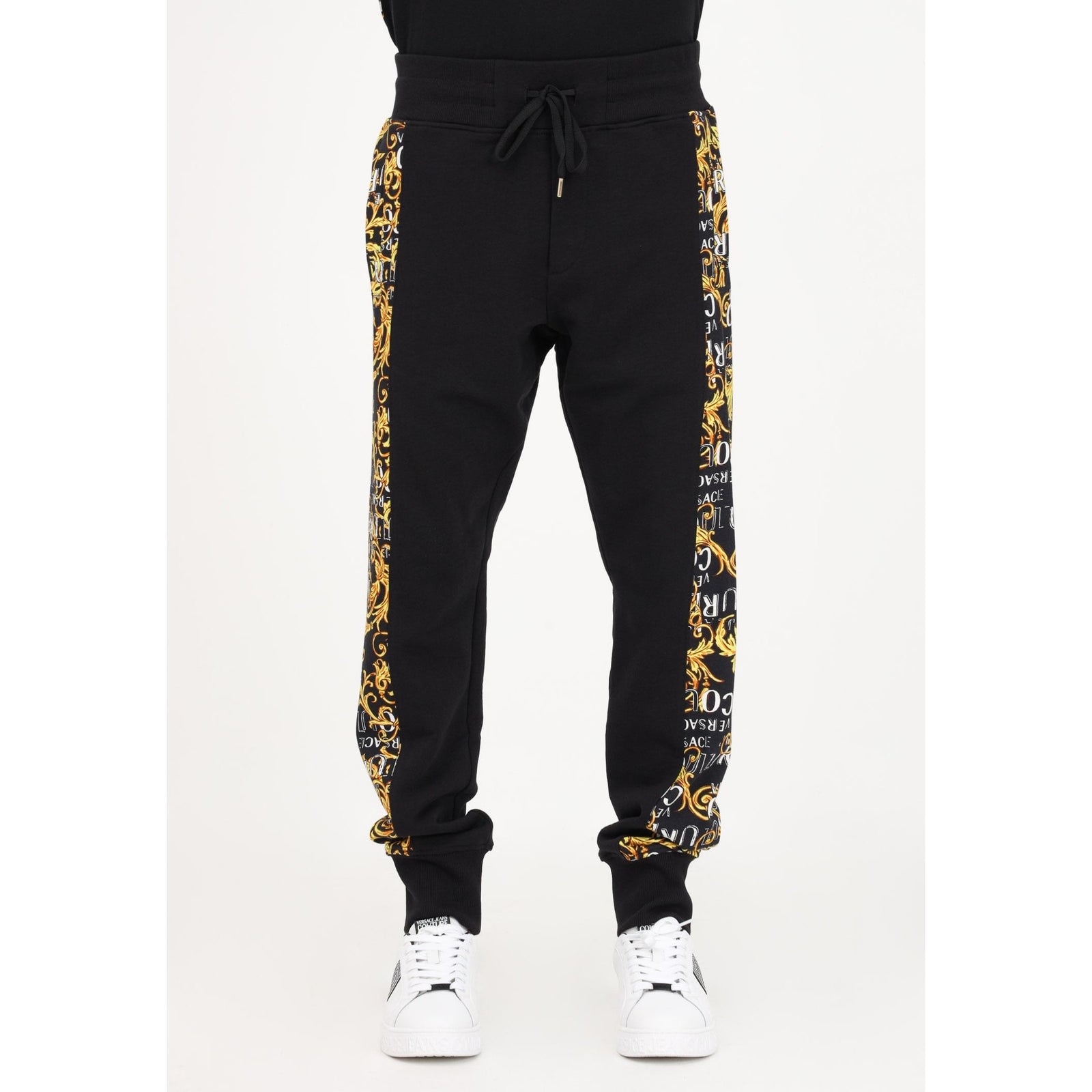 VERSACE JEANS COUTURE CASUAL BLACK TROUSERS– Yooto