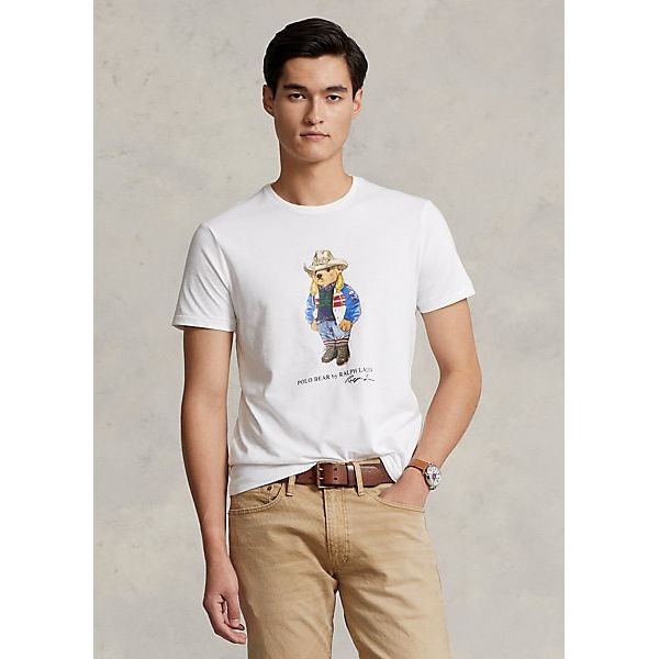 Polo Ralph Lauren Custom Slim Fit Polo Bear Jersey T Shirt Yooto