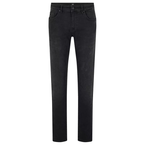 Load image into Gallery viewer, BOSS SLIM-FIT JEANS IN BLACK-BLACK SUPREME-MOVEMENT DENIM - Yooto
