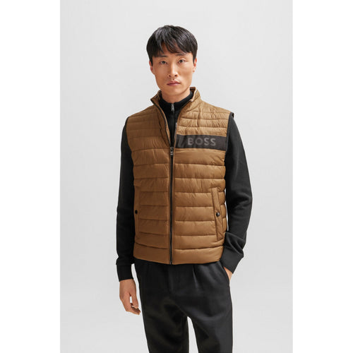 Load image into Gallery viewer, BOSS WATER-REPELLENT PADDED VEST WITH 3D LOGO BAND - Yooto
