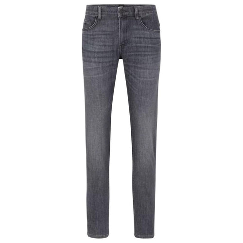 Load image into Gallery viewer, BOSS SLIM-FIT JEANS IN LIGHTWEIGHT GREY COMFORT-STRETCH DENIM - Yooto
