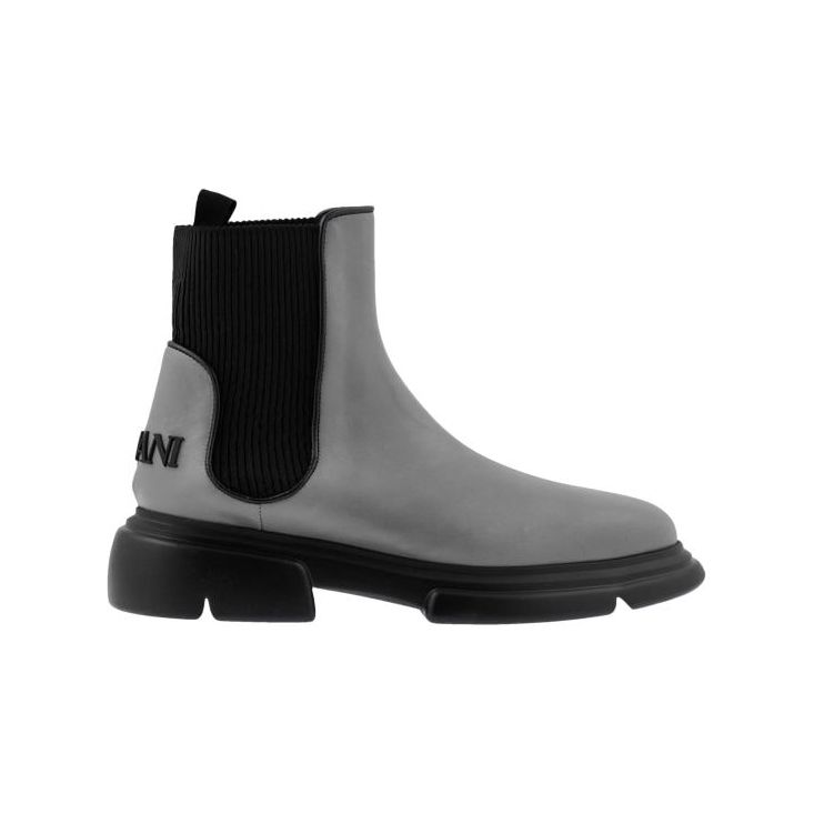 EMPORIO ARMANI ANKLE BOOTS WITH APPLICATION - Yooto