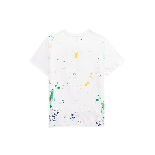Load image into Gallery viewer, Polo Bear Paint-Splatter Jersey Tee - Yooto
