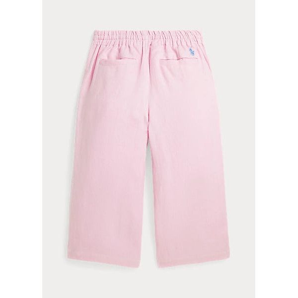 POLO RALPH LAUREN WIDE-LEG LINEN TROUSERS - Yooto