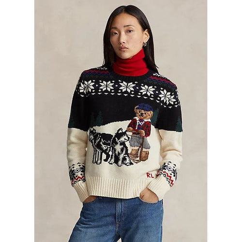 Load image into Gallery viewer, POLO RALPH LAUREN POLO BEAR WOOL-BLEND JUMPER - Yooto
