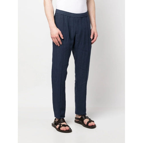 Load image into Gallery viewer, EMPORIO ARMANI STRAIGHT-LEG LINEN TROUSERS - Yooto
