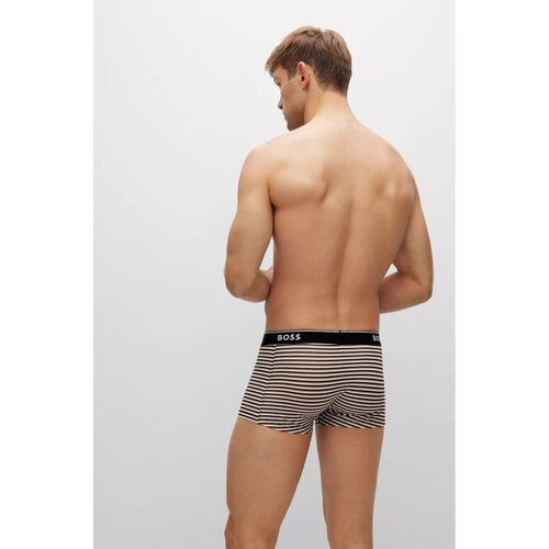 Load image into Gallery viewer, BOSS THREE-PACK OF STRETCH-COTTON TRUNKS WITH LOGO WAISTBANDS - Yooto
