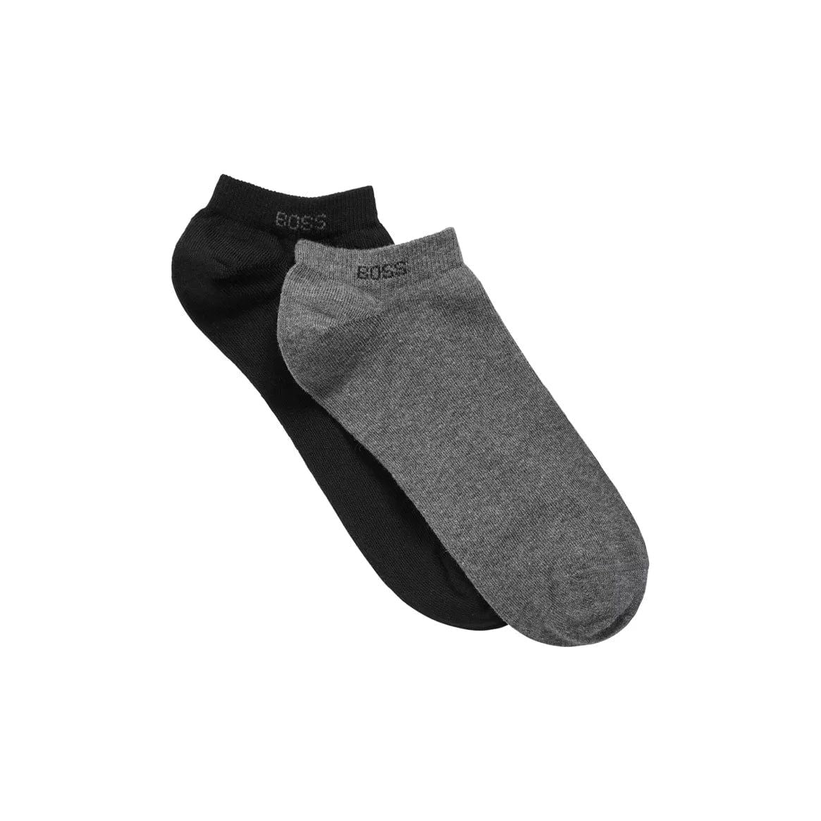 BOSS TWO-PACK OF ANKLE SOCKS IN A COTTON BLEND - Yooto