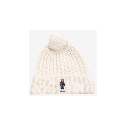 POLO RALPH LAUREN POLO BEAR RIB POM POM BEANIE HAT Yooto