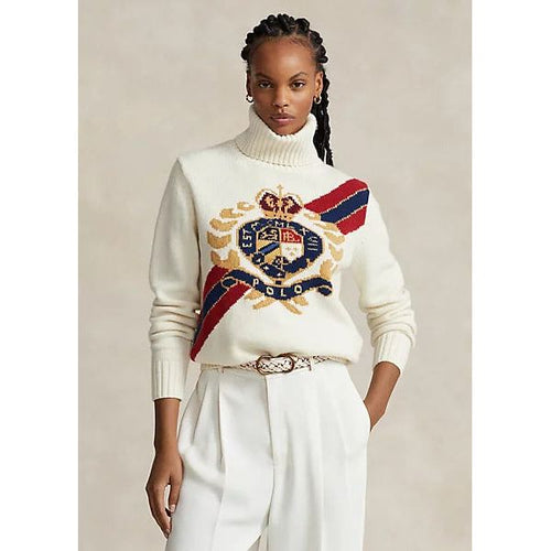 Load image into Gallery viewer, POLO RALPH LAUREN INTARSIA-CREST WOOL TURTLENECK - Yooto
