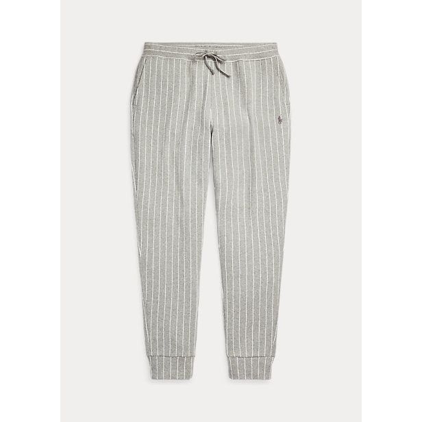 POLO RALPH LAUREN PINSTRIPE LUXURY JERSEY JOGGING BOTTOMS - Yooto