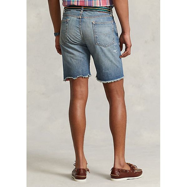 POLO RALPH LAUREN 21-CM CLASSIC FIT CUT-OFF DENIM SHORT - Yooto